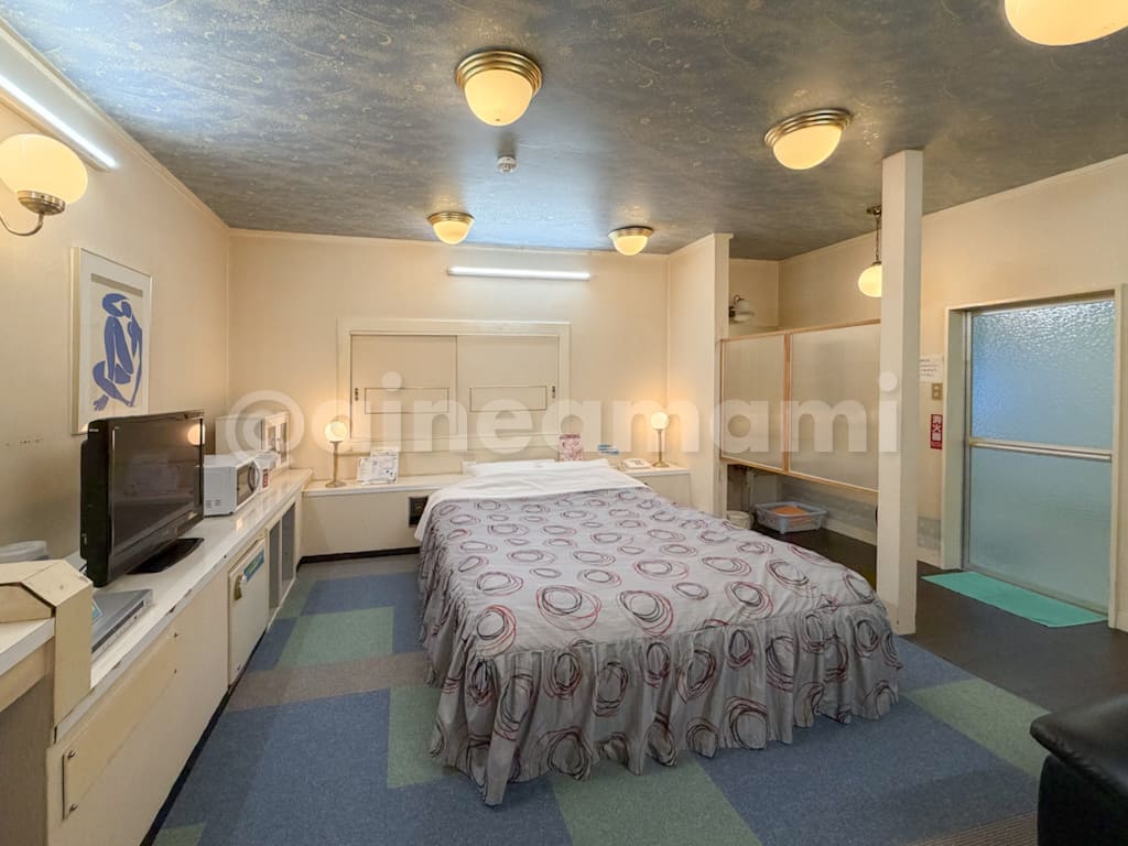 ホテル百貫　ベッド